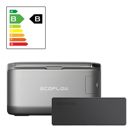 Zestaw: Przenośna lodówka EcoFlow Glacier 35L + Bateria 298Wh