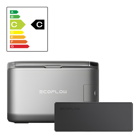 Zestaw: Przenośna lodówka EcoFlow Glacier 45L + Bateria 298Wh