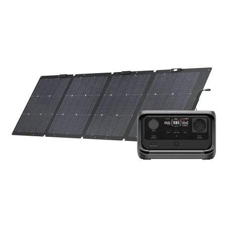 Zestaw: Stacja zasilania EcoFlow River 3 Plus + panel fotowoltaiczny 220W